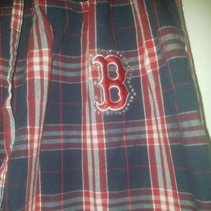Boston Red Sox bling pajama pants, size M